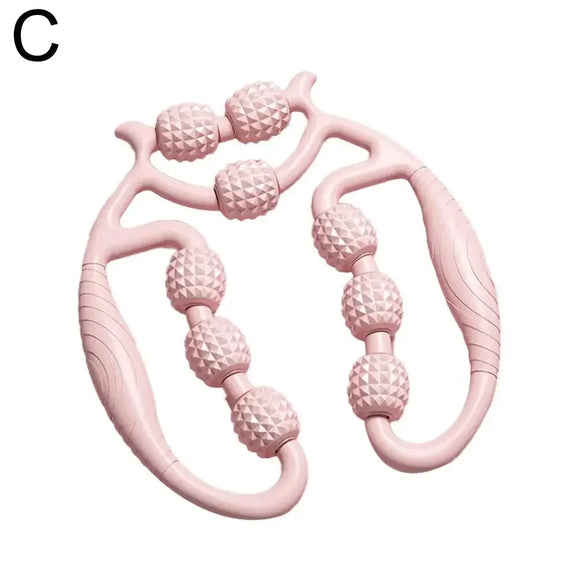 Circular Leg Clips Thigh Massager – Yoga Roller Muscle Relaxation Wheel