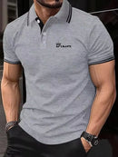 Men's Polo Shirt Elegant Golf Outdoor Classic Short Sleeve Summer