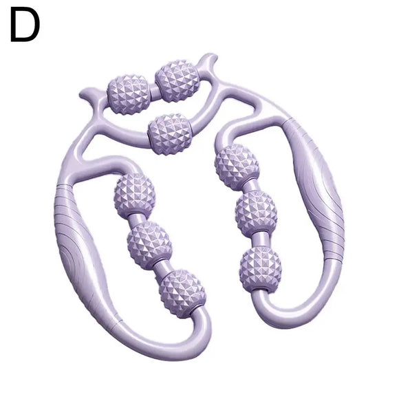 Circular Leg Clips Thigh Massager – Yoga Roller Muscle Relaxation Wheel