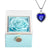 For Girlfriend Rotating Rose Necklace Gift box Jewelry With Flower