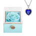 For Girlfriend Rotating Rose Necklace Gift box Jewelry With Flower