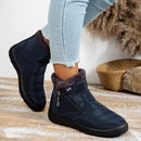 Women’s Ankle Boots Elegant Waterproof Snow Boots Outdoor Comfortable-4