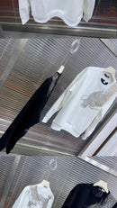 Men's Sweatshirt Pullover Elegant Dragon Print Loose Long Sleeve-8