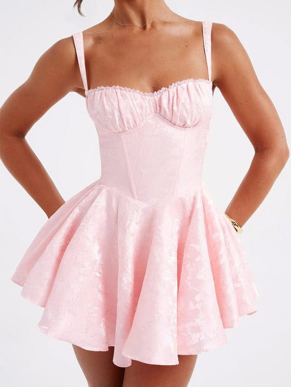 Women's Sexy Mini Dress Strap Elegant Fashion Beautiful Party Gown