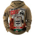 Men's Hoodie Streetwear Vintage 3D Printed Casual Oversized Sweatshirt