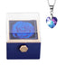 For Girlfriend Rotating Rose Necklace Gift box Jewelry With Flower