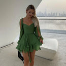 Sexy Maxi Dress Pink Elegant Ruffle Backless Off Shoulder For Women