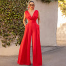 Women's Jumpsuit Elegant Slim Fit Loose Wide Leg Casual Chic-15