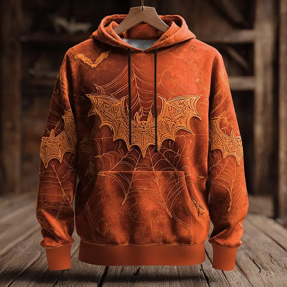 Men’s Halloween Hoodie Elegant 3D Printed Streetwear Pullover