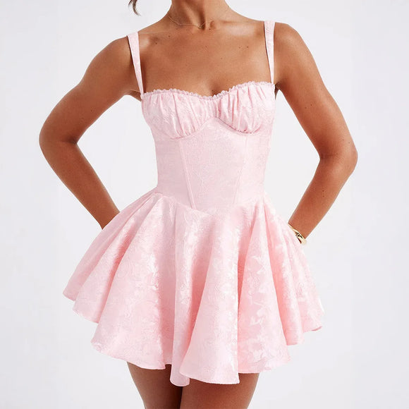 Women's Sexy Mini Dress Strap Elegant Fashion Beautiful Party Gown