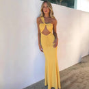 Women's Sexy Dress Hollow Out Sleeveless Pleated Bodycon Vintage-13