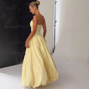 Women's Sexy Long Dress Corset Puffy Elegant Pleated Slit Evening Party