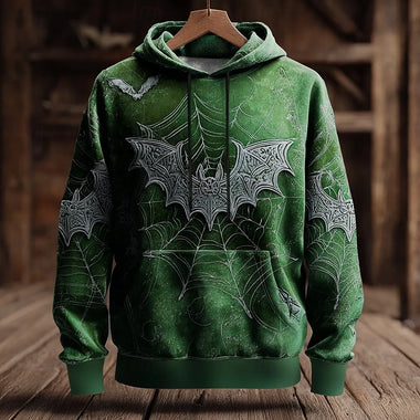 Men’s Halloween Hoodie Elegant 3D Printed Streetwear Pullover