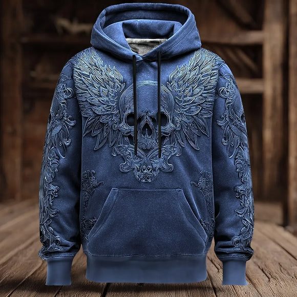 Men’s Halloween Hoodie Elegant 3D Printed Streetwear Pullover