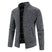 Men's Cardigan Large Size Stand Collar Warm Knit Sweater Coat Youth Wool