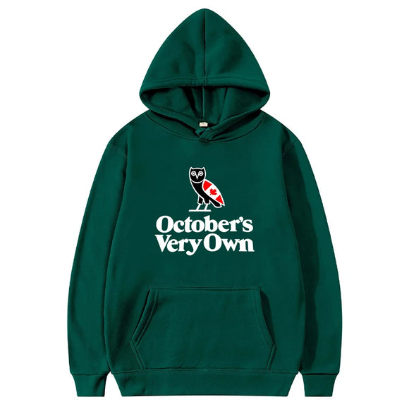 Sudadera con capucha elegante con cuello redondo