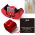 To My Love Eternal Rose Necklace Gift Red Apple Jewelry Box