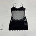 vestido corto negro
