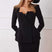 Women's Set Skirt Two Piece slim long sleeves Suit
