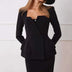 Women's Set Skirt Two Piece slim long sleeves Suit
