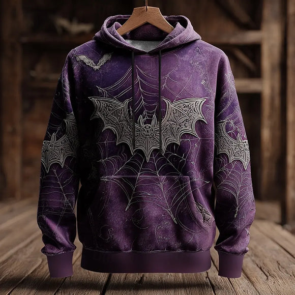 Men’s Halloween Hoodie Elegant 3D Printed Streetwear Pullover