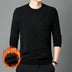 Men’s Sweater Pullover Knitted Warm Thick Chenille Jacquard Round Neck