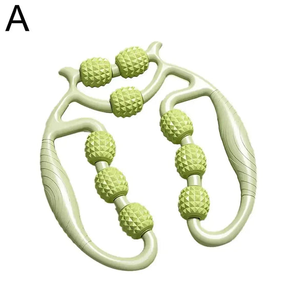 Circular Leg Clips Thigh Massager – Yoga Roller Muscle Relaxation Wheel