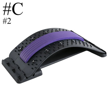 Buy style-c-purple Magnetic Back Stretcher Massage Corrector For Pain Relief And Posture