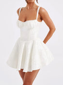 Women's Sexy Mini Dress Strap Elegant Fashion Beautiful Party Gown