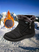 Women’s Ankle Boots Elegant Waterproof Snow Boots Outdoor Comfortable-18