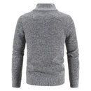Men's Cardigan Large Size Stand Collar Warm Knit Sweater Coat Youth Wool