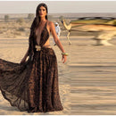 Indianna Women's Sexy Maxi Dress Halter Backless Elegant Slit Side-12