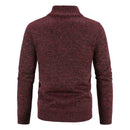 Men's Cardigan Large Size Stand Collar Warm Knit Sweater Coat Youth Wool