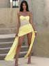 Women's Sexy Mini Dress Strapless Off Shoulder Backless Ruched Draped