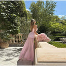 Elegant Set For women Long Skirt Side Slit Corset Top Lace Hem