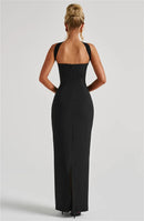 Sexy Maxi Dress Elegant Off Shoulder Backless Evening Party Dress-15