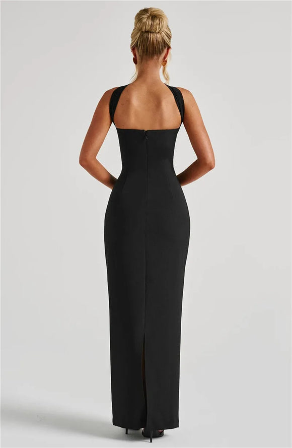 Sexy Maxi Dress Elegant Off Shoulder Backless Evening Party Dress