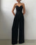 Women's Jumpsuit Sleeveless High Waist V Neck Wide Leg Romper