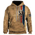 Men's Hoodie Streetwear Vintage 3D Printed Casual Oversized Sweatshirt