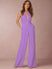 Women's Jumpsuit Deep V Neck Slim Sleeveless Wide Leg backless