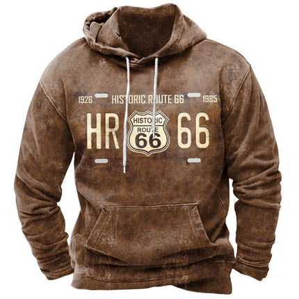 Men's Hoodie Streetwear Vintage 3D Printed Casual Oversized Sweatshirt