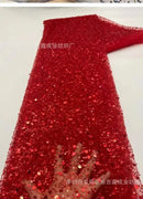 Diane Custom Made Mermaid Wedding Dress, Detachable Train & Sequins-12