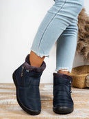 Women’s Ankle Boots Elegant Waterproof Snow Boots Outdoor Comfortable-10