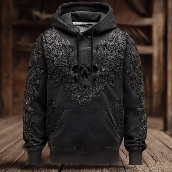Men’s Halloween Hoodie Elegant 3D Printed Streetwear Pullover