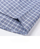 Chemise coton élégante rayée coupe cintrée manches longues-12