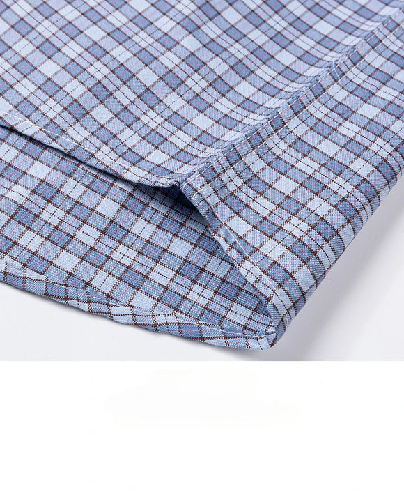 Chemise coton élégante rayée coupe cintrée manches longues