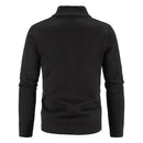 Men's Cardigan Large Size Stand Collar Warm Knit Sweater Coat Youth Wool