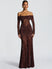 Women’s Sexy Dress Elegant Off Shoulder Lace See Through Backless