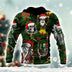 Men’s Christmas Hoodie Sweatshirt Elegant 3D Print Long Sleeve Streetwear
