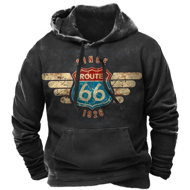 Men's Hoodie Streetwear Vintage 3D Printed Casual Oversized Sweatshirt